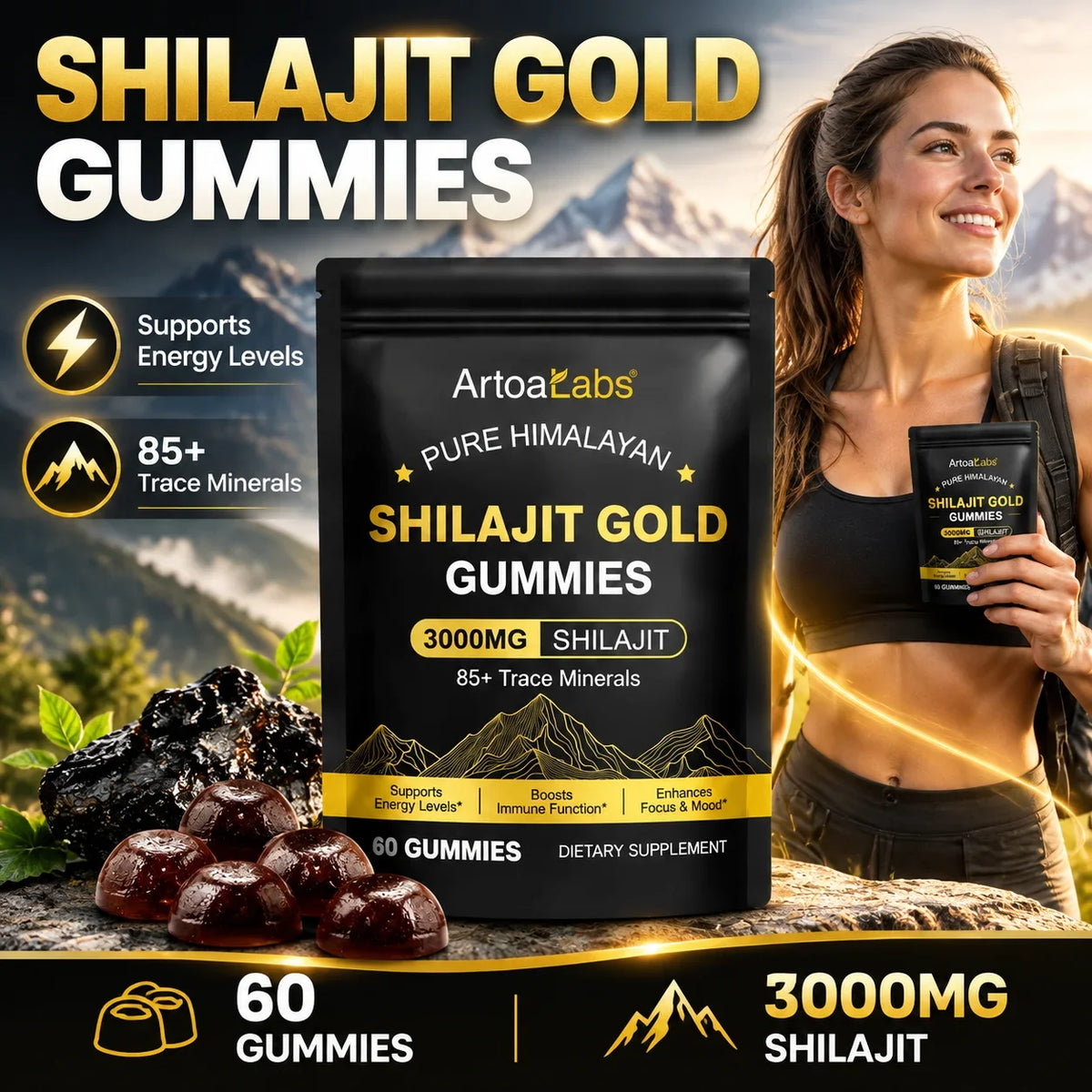 Himalayan Shilajit Gold Gummies