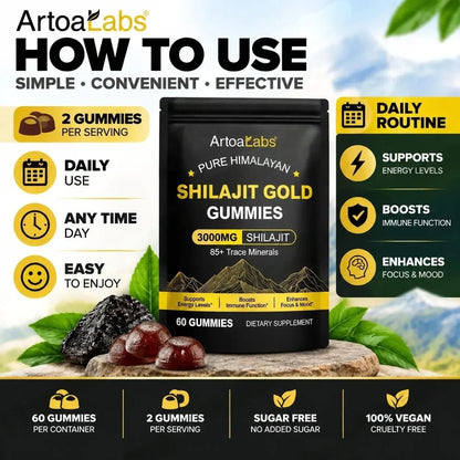Himalayan Shilajit Gold Gummies