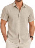 KRIVO Camisa de lino